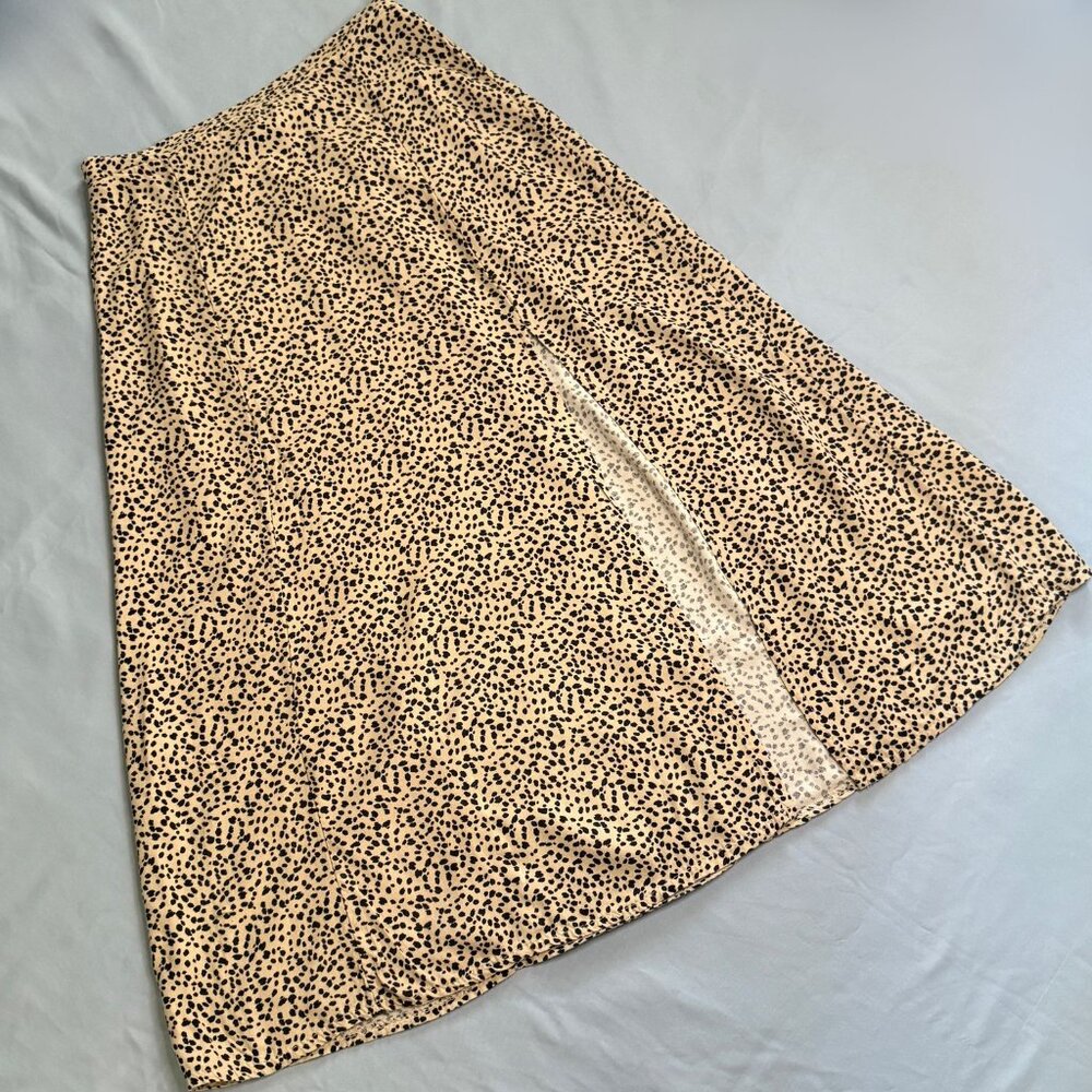American Eagle Outfitters Women's Cream and Black Skirt
